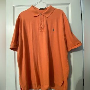 Like new Mens big and tall polo size 2X big color heather orange
